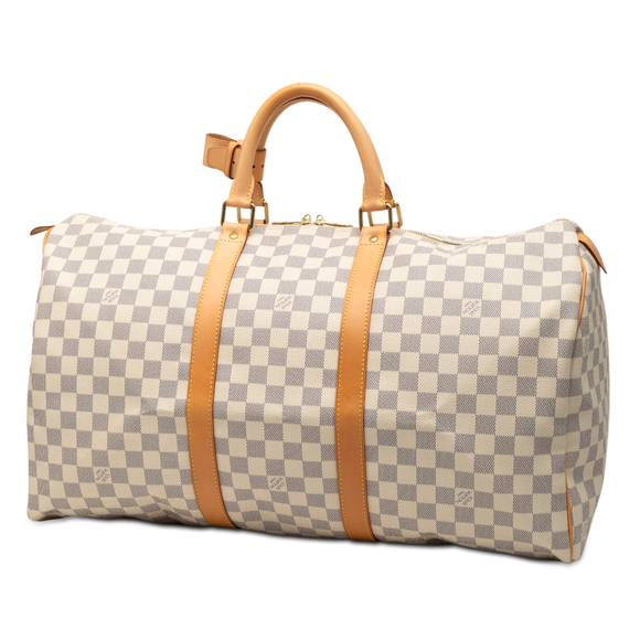 Pre-Loved Louis Vuitton Damier Azur Keepall 50 - Picture 2 of 7